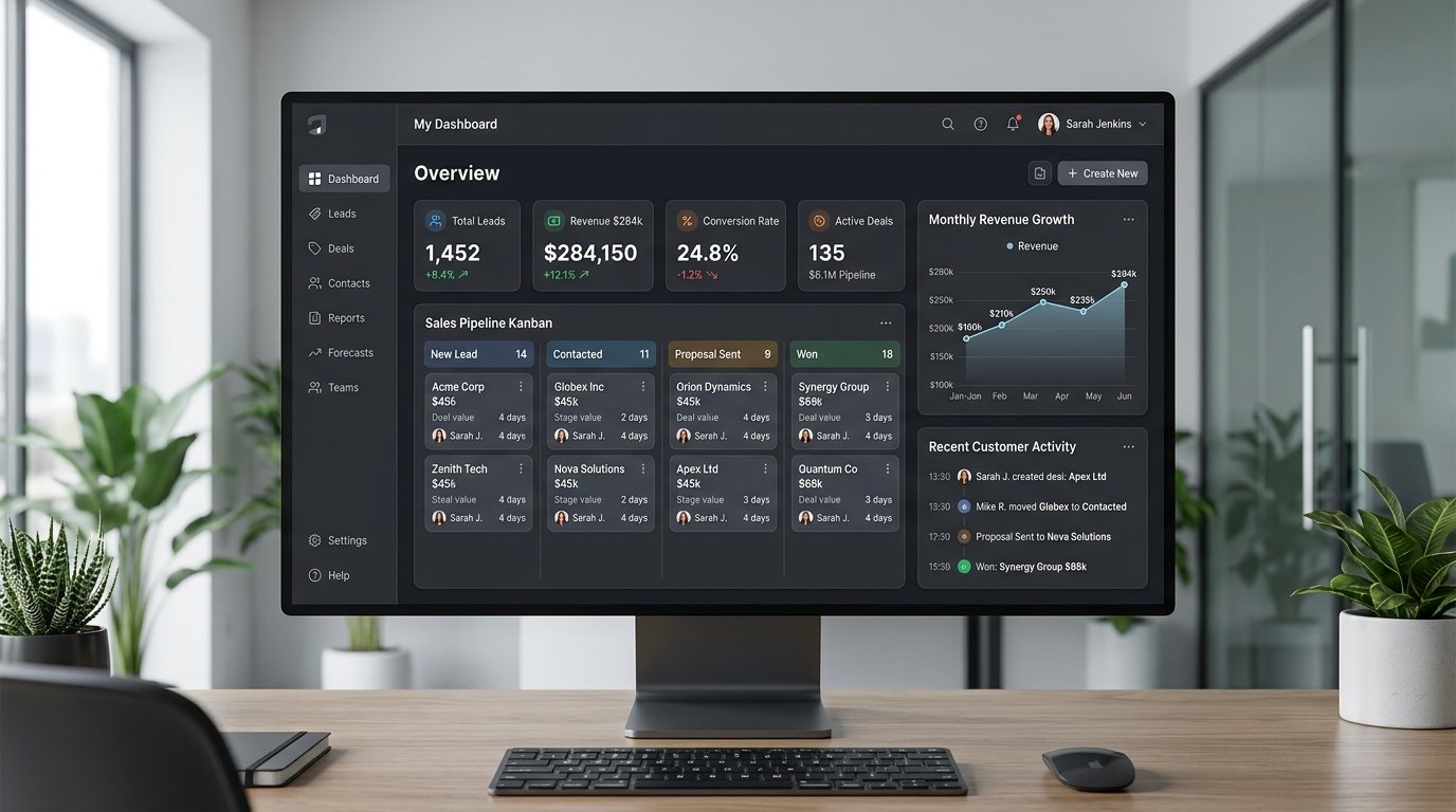 VibeCRM - Smart Sales & Lead Management System